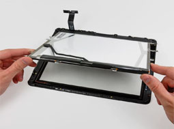 Réparation d'écrande tablette